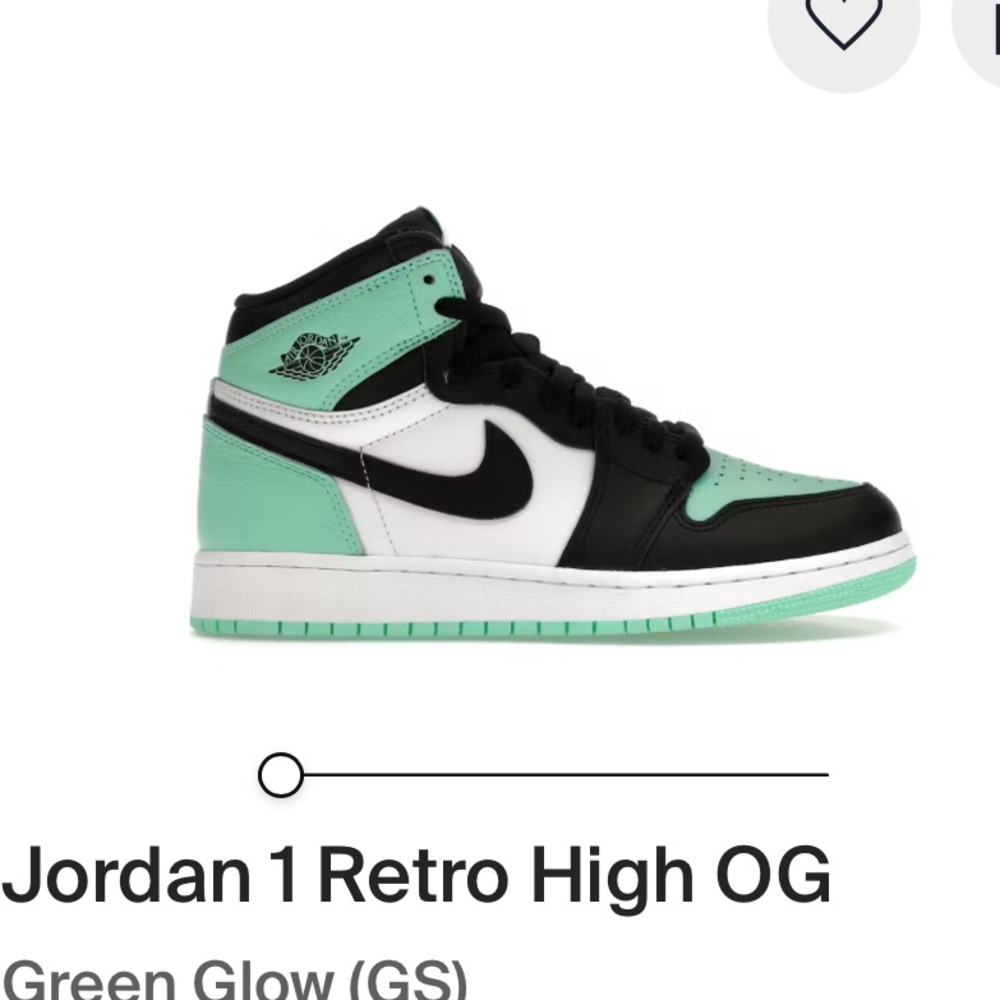 Nike Air Jordan 1 High OG Box in Black and mint -